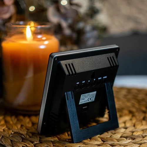 Ilmajaam RCC, DCF – elektrooniline, juhtmevaba, taustvalgustusega andur, must - 12