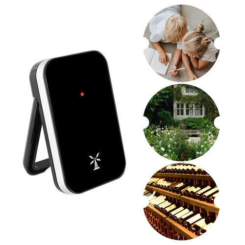 Ilmajaam RCC, DCF – elektrooniline, juhtmevaba, taustvalgustusega andur, must - 16