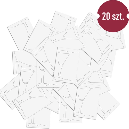 Isekleepuvad etiketid 60 x 90 mm pudelitele, tinktuurile, alkoholile, viinale - 20 tk - 4