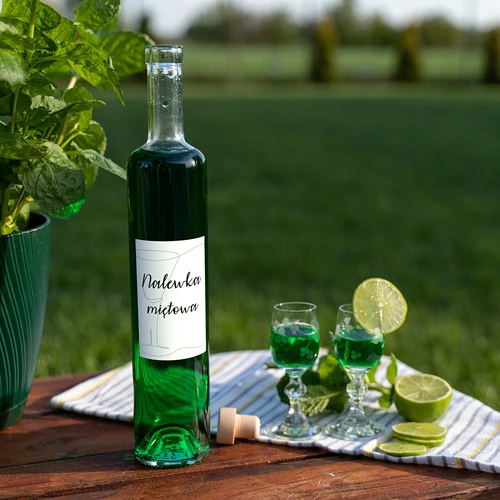 Isekleepuvad etiketid 60 x 90 mm pudelitele, tinktuurile, alkoholile, viinale - 20 tk - 6