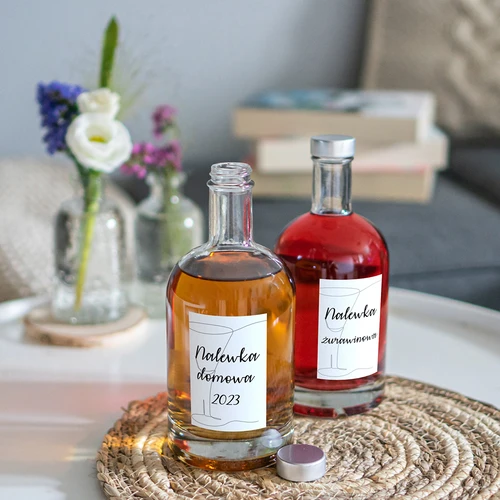 Isekleepuvad etiketid 60 x 90 mm pudelitele, tinktuurile, alkoholile, viinale - 20 tk - 7