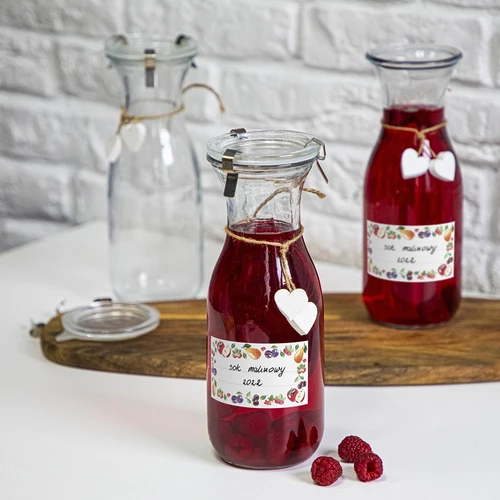 Isekleepuvad etiketid, puuviljamustriga, 85/45 mm - 20 tk. - 6