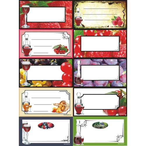 Isekleepuvad etiketid tinktuuridele - 30 tk.