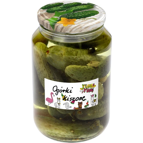 Isekleepuvad sildid, lastemustriga 85/45 mm - 20 tk. - 7