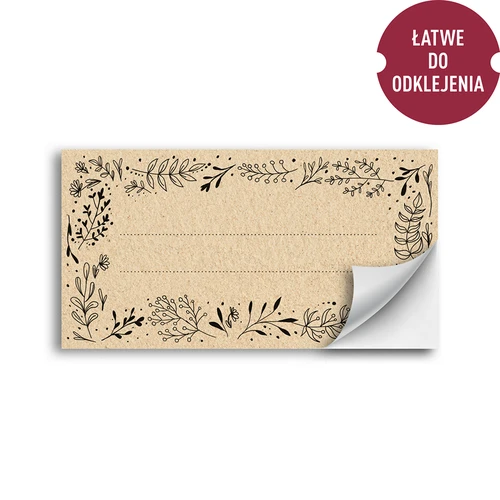 Iseliimuvad ECO etiketid 85/45 mm - 20 tk. - 2