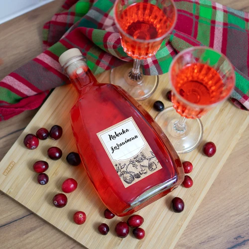 Iseliimuvad etiketid 60 × 90 mm pudelitele ja purkidele, puuviljade visand - 20 tk - 6