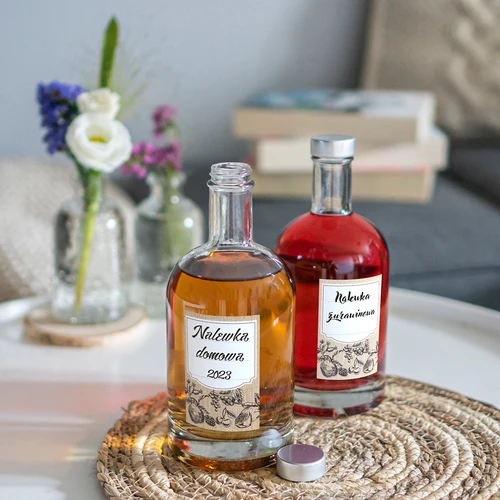 Iseliimuvad etiketid 60 × 90 mm pudelitele ja purkidele, puuviljade visand - 20 tk - 7