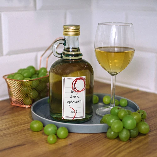 Iseliimuvad sildid veinipudelitele MIX 65/115 mm - 20 tk - 12