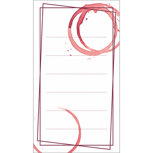 Iseliimuvad sildid veinipudelitele MIX 65/115 mm - 20 tk - 2