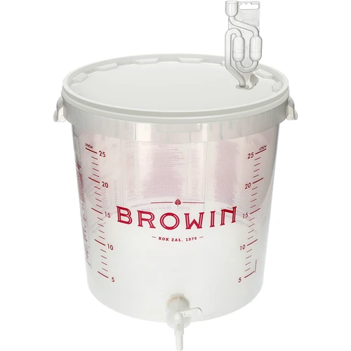 Käärimisnõu 30L trükiga, kraaniga ja 3 käärituslukuga