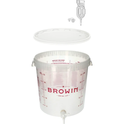 Käärimisnõu 30L trükiga, kraaniga ja 3 käärituslukuga - 4