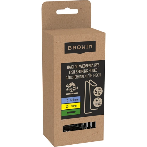 Kalade suitsutuskonksud - kaheharulised - 5 tk. - 3