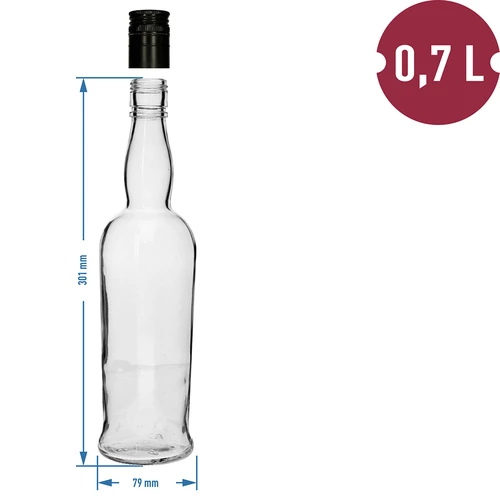 Kaptenipudel 700 ml keeratava korgiga -6 tk - 5
