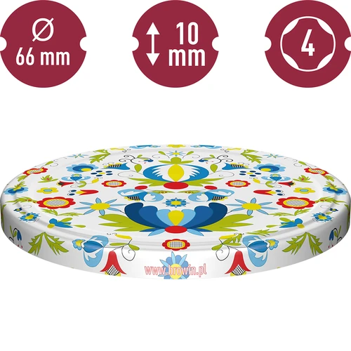 Keeratav kaas fi 66, kašubi mustriga - 10 tk. - 3