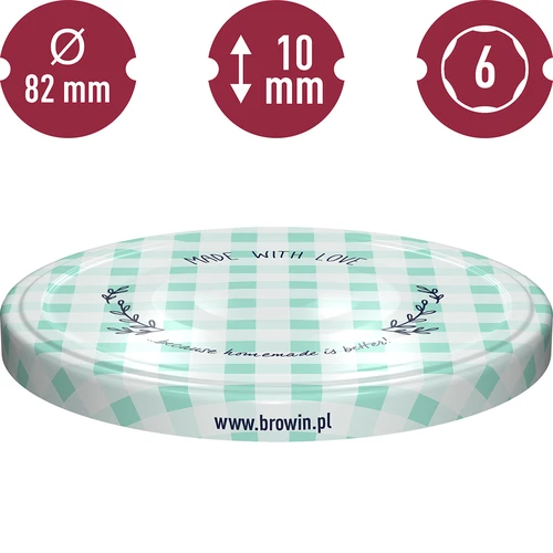 Keeratav kaas fi 82/6, ruuduline - 10 tk - 10