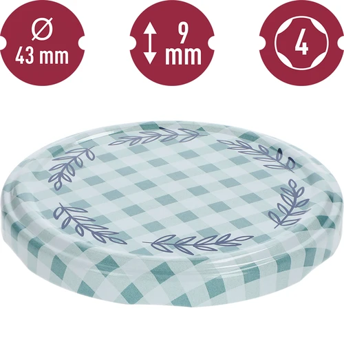 Keeratav purgikaas fi 43, ruuduline - 10 tk. - 4