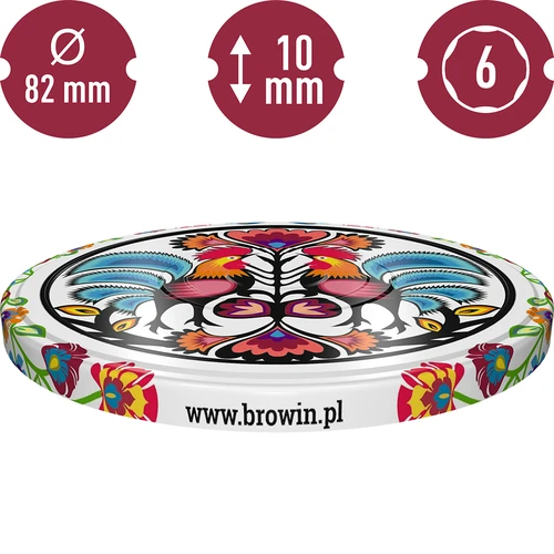 Keeratav purgikaas fi 82/6 Folk, 10 tk. - 3