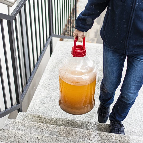 Kerge, purunemiskindel veinipalloon kandekäepidemega, 20 L - 15