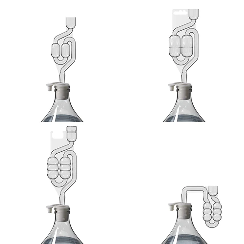 Klaasballooni kork fi 26/28 mm, sulguriga - 4