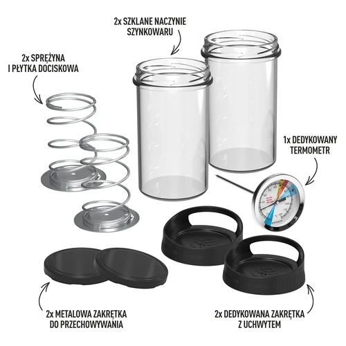 Klaasist singivorm - DUO-komplekt, 2 x 450 g - 2