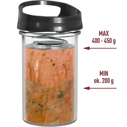 Klaasist sinkikeetja 450 g jaoks - 6