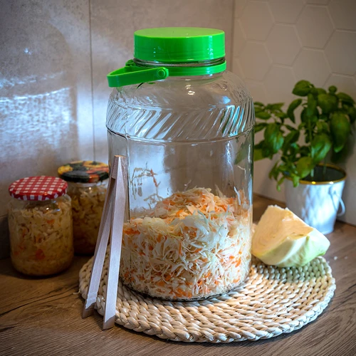 Klaaspurk 8 L, tangidega - 10