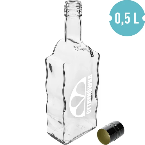 Klasztorna 500 ml pudel keeratava korgiga ja trükiga „Cytrynówka”, muster 2 - 2