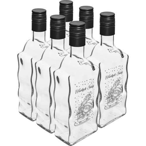 Kloostripudel 500 ml keeratava korgiga, trükiga Jõuluvana, 1 tk. - 4