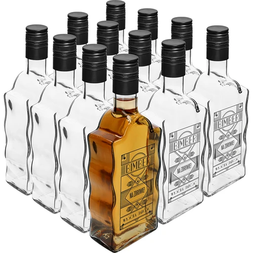 Kloostripudel 500 ml, kruvikorgiga ja trükiga Bimber - 5