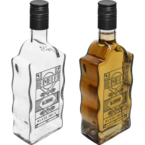 Kloostripudel 500 ml, kruvikorgiga ja trükiga Bimber - 4