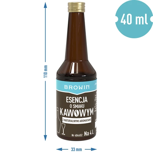 Kohvimaitseline essents looduslike aroomidega 4 L jaoks - 40 ml - 7