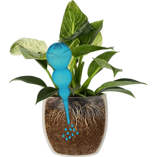 Kolmekordne (kolmekambriline) kastmiskera, läbipaistev sinine, 600 ml - 3