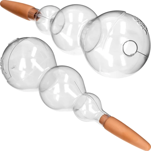 Kolmekordne (kolmekambriline) kastmiskera, läbipaistev, värvitu, keraamilise ogaga, 600 ml - 2