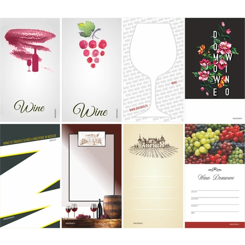 Komplekt: korgid+etiketid+kapslid - 20 tk - 3