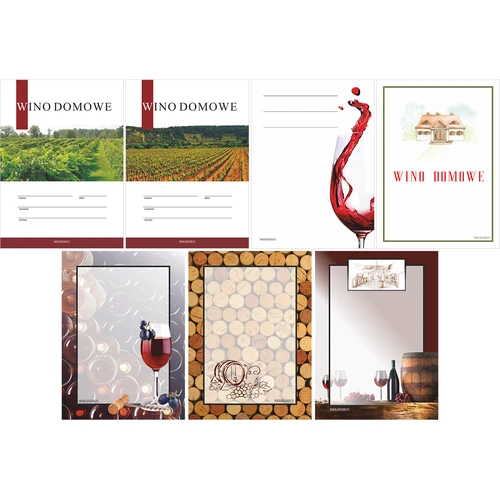 Komplekt: korgid + etiketid + termokapslid - 8 tk - 4