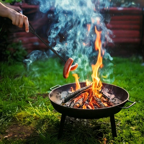Komplekt: tulease fi 58 cm ja tulehark-kaanetõstja malmkatlale või malmpoti kaanele - 10