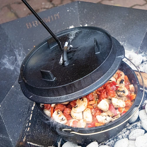 Komplekt: tulease fi 58 cm ja tulehark-kaanetõstja malmkatlale või malmpoti kaanele - 11