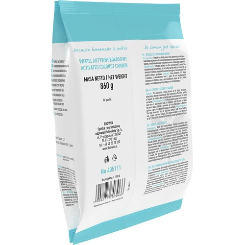 Kookospähkli aktiivsüsi 0,86 kg - 3