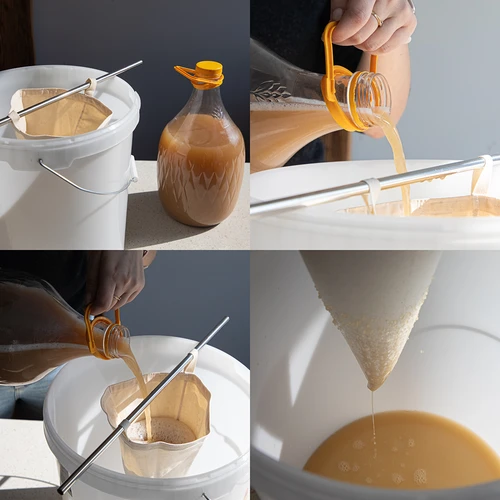 Kott veinivirde filtreerimiseks - kooniline - 12 l - 3