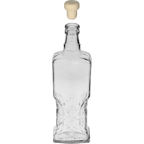 Kredens-stiilis 500 ml pudel korgiga - 2