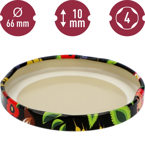 Kruvikaas fi 66/4 must Folk - 10 tk - 4