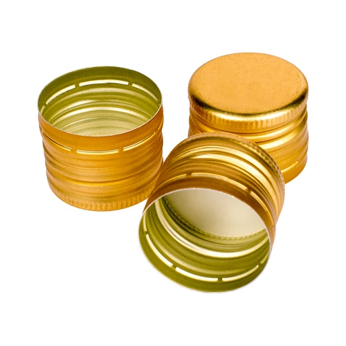 Kruvikork pudelitele fi31,5/24 - kuldne - 6 tk