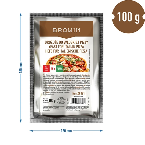 Kuivatatud pärm Itaalia pitsa jaoks - 100 g - 3