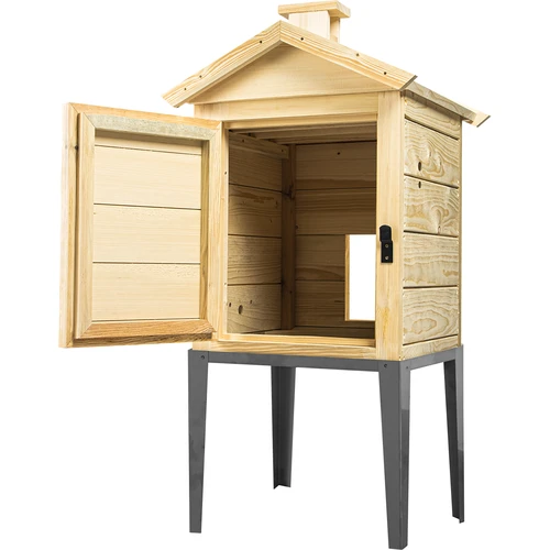 Kuusepuidust suitsutuskamber, 115 l, roostevabast terasest alusega - 2