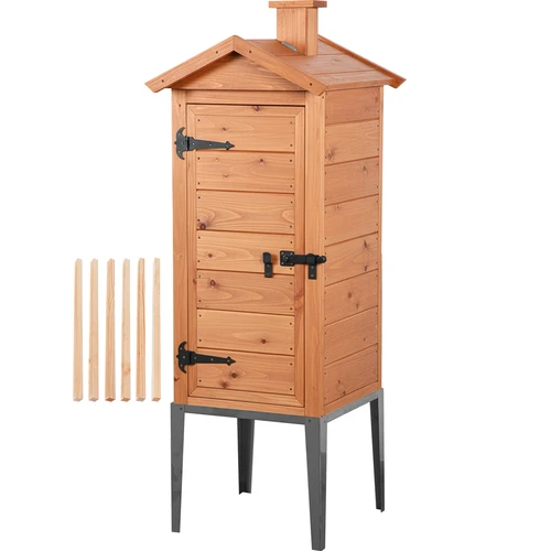 Lehisest suitsutuskamber, 200 L, roostevaba alusega