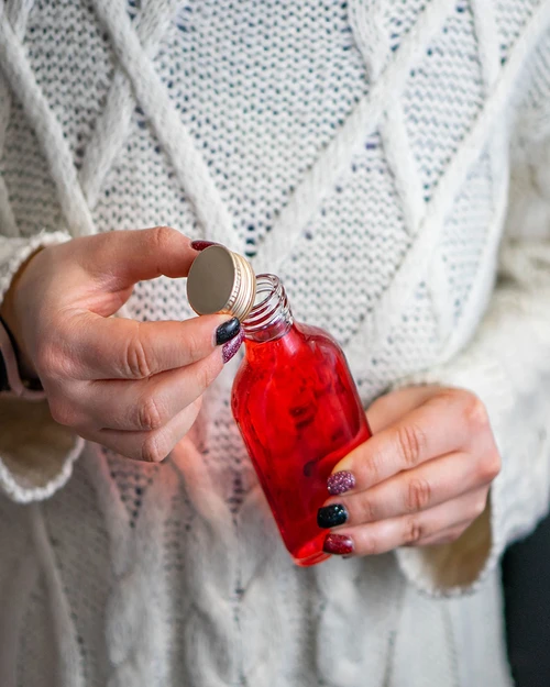 Likööripudel taskupudel 100 ml + keerkork 8 tk. - 4
