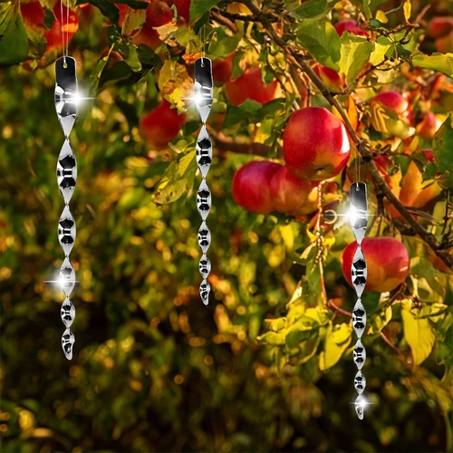 Lindude peletaja – hõbedased peegeldavad spiraalid, 6 tk - 7