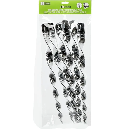 Lindude peletaja – hõbedased peegeldavad spiraalid, 6 tk - 5