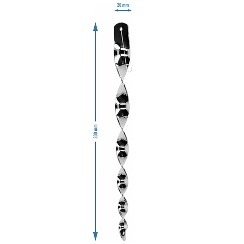 Lindude peletaja – hõbedased peegeldavad spiraalid, 6 tk - 4