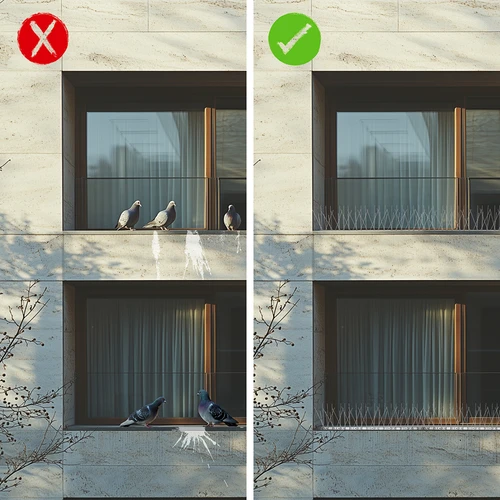 Lindudevastased ogad, metallist liistul, 10 tk. - 8